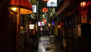 Moody alleys that are not omoide yokocho
