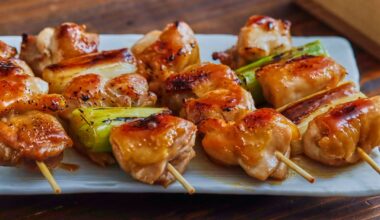 Easy Authentic Yakitori in a Frying Pan