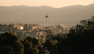 Golden hour in Kyoto