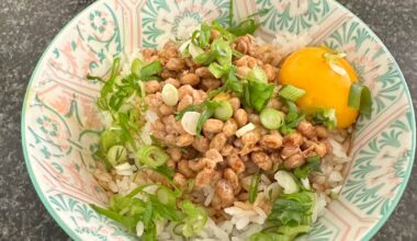 Natto Rice Breakfast