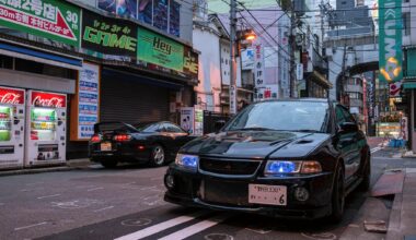 2018. We visited Japan and hired these 90s Gran Turismo icons from a shop in Chiba. This was taken around 5am in the heart of Akihabara. One of the best days of our lives!