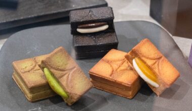 Press Butter Sand Cookies and Kamakura Hangetsu