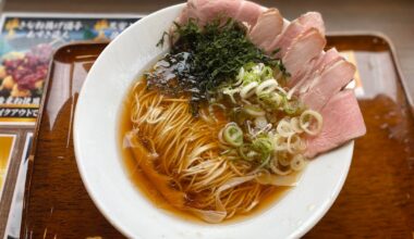 Fantastic ramen from a roadside station cafe south of Shizuoka