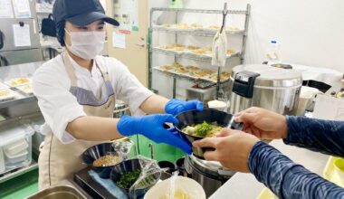 Company cafeteria serving ethnic food of the rise due to increasing foreign employees