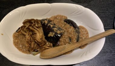 Eggplant with Japanese meat sauce
