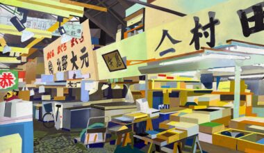 I painted Tsukiji Inner Market (RIP)