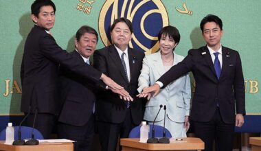 LDP hopefuls push foreigner limits, but no integration plan