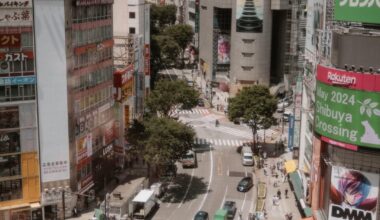 Wandering through Shibuya in broad daylight