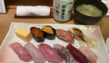 Nigiri Set with Miso Soup