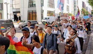 LGBTQ Parade Held in Sapporo