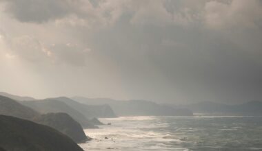 A view of the coast from the Tatsudomari Line