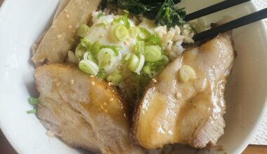Kakuni danburi rice bowl