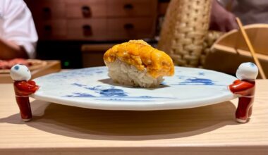 Uni sushi from across Tokyo