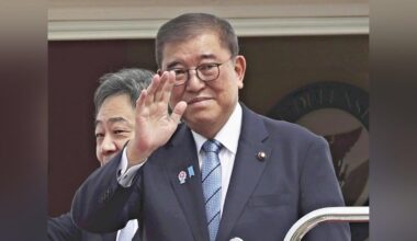 Ishiba had a standing conversation with Trump. Ishiba expressed gratitude for friendship and stated that importance of the Japan-US alliance will remain unchanged