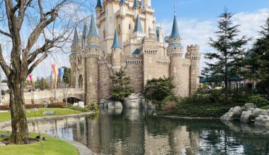 Fine weather at Tokyo Disney resort