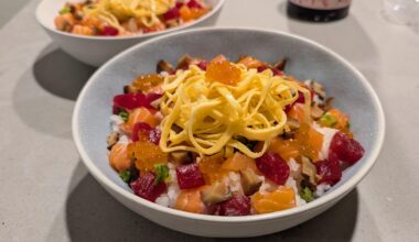 Tried to recreate my favourite local's Chirashi don