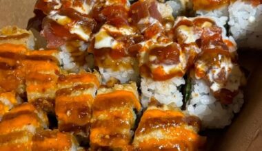 Some of the masterpieces at the restaurant that draws the line at extra soy sauce