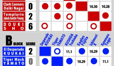 [NJPW Spoiler] Super Jr Tag League Current result (DAY 4)