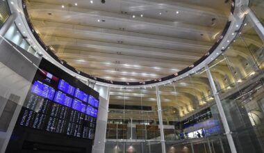 Nikkei stock index ends above 45,000 for 1st time