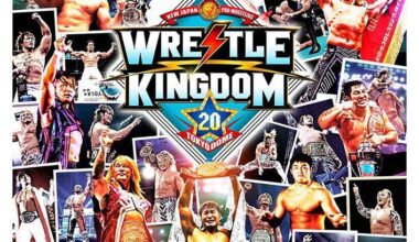 Wrestle Kingdom 20 poster