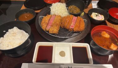 Gyukatsu katsugyu kyoto was insanely good for the price