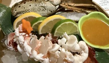 Spiny Lobster Sashimi