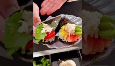 Sushi vibes only #sushilovers #vibes #youtube #shorts #foodshorts
