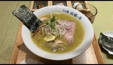 The Best Ramen Around Tsujiki Fish Market? It Might Be Ramen Oyster and Shell!