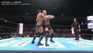SANADA finally beats okada for the iwgp championship at sakura genesis 2023