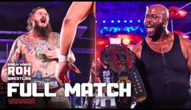 FULL MATCH Shane Taylor vs. Hirooki Goto vs. Jeff Cobb vs. Brody King | ROH World Title #WotW 19
