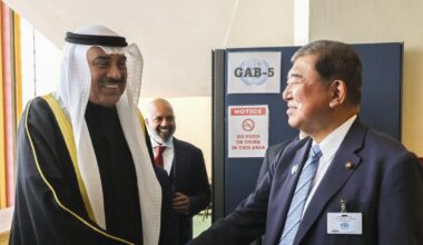 Japan, Kuwait agree to seek 2-state solution for Israel-Palestine conflict