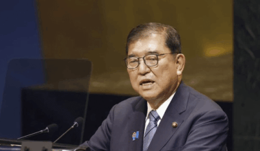 Prime Minister Ishiba condemns Israel's expansion of ground operations in Gaza, calling it "totally unacceptable" during UN general debate speech