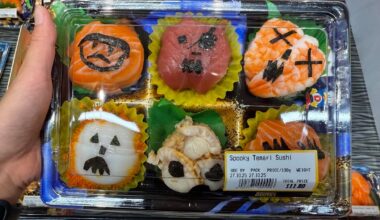 Halloween Sushi at my local supermarket
