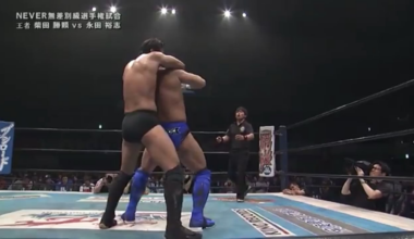 On his path to redemption, Katsuyori shibata hits a roadblock as he loses the NEVER title to a 48 year old yuji Nagata