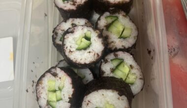 Homemade sushi gone wrong ?