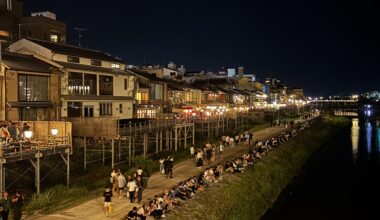 Kamogawa river is such a vibe