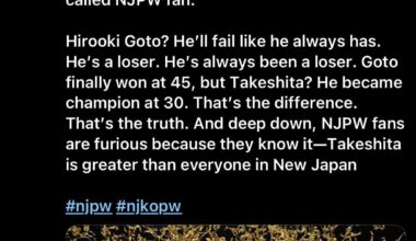 [NJPW Spoilers] Rocky Romero speaks out on twitter following the KOPW Main Event