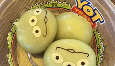 Little Green Alien Mochi every time I come to Disney