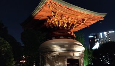 Part of the Senso-Ji Temple complex, Tokyo. OC.