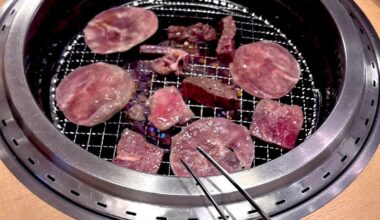 Sizzling moments at the grill 🔥 #YakinikuNight