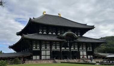 A quiet moment at Tōdai-ji Temple — Japan at its finest