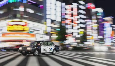 Tokyo taxi.