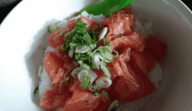Dinner date with my sashimi bowl