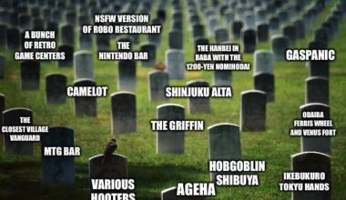 Who cares about finding “the next hidden gem,” tell me about your favorite places that are no longer with us (RIP)