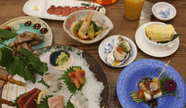 The Tabehodai (all-you-can-eat, but ordered on an ipad) I had yesterday!!