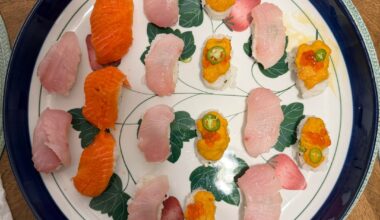 Made nigiri twice yesterday