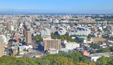 Sapporo from Mt. Moiwa