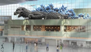 Tokyo’s Haneda Airport is adding a giant Godzilla statue to its international terminal