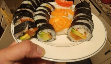 First time making sushi