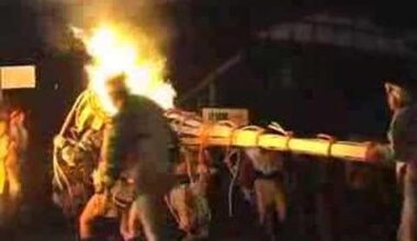 For the past few years, the organizers of the Kurama Fire Festival held on Oct. 22 have been asking travelers not to attend, as crowd control has gotten out of hand at the festival. Here's a video I made years ago before YouTube was HD.